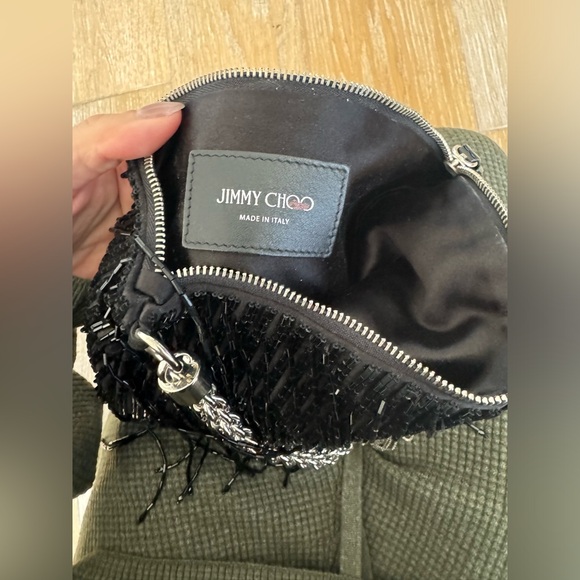 JIMMY CHOO CALLIE BEADED FRINGE BAG - Picture 8 of 8